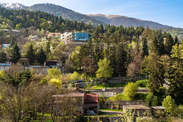 Dilijan Αρμενία Απριλίου 2022 Άποψη Της Πόλης Στο Λόφο Στο — Φωτογραφία Αρχείου