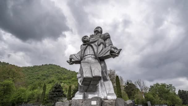 Dilijan Armenia May 2022 Time Lapse Dramatic Clouds Formation Moving — Stock video