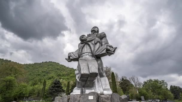Dilijan Armenia May 2022 Time Lapse Dramatic Clouds Formation Moving — Video