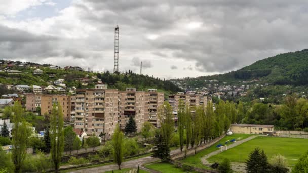 Dilijan Armenia May 2022 Time Lapse Clouds Formation Moving Sky — Stock Video