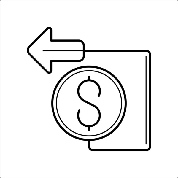 Financial Management Your Financial Services Stay Safe Point Vector Icon — Stockvektor