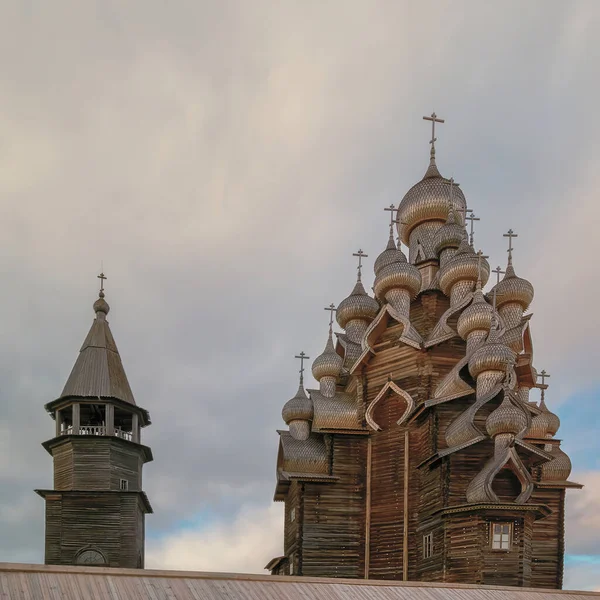 Museu Kizhi Dos Maiores Museus Livre Rússia Com Monumentos Arquitetônicos — Fotografia de Stock