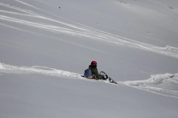 Chimbulak Χιονοδρομικό Κέντρο Κοντά Στην Πόλη Της Almaty — Φωτογραφία Αρχείου