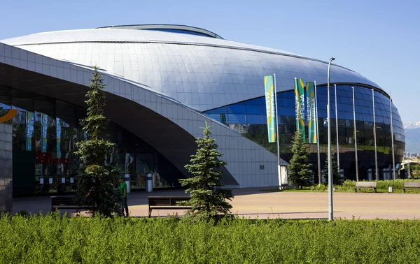Palácio Gelo Halyk Arena Cidade Almaty República Cazaquistão — Fotografia de Stock