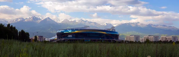 Pałac Lodowy Almaty Arena Mieście Ałmaty Republika Kazachstanu — Zdjęcie stockowe