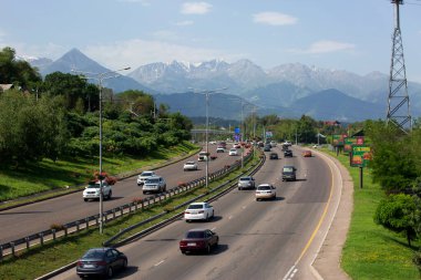 Almaty Halka Yolu, Kazakistan Cumhuriyeti.