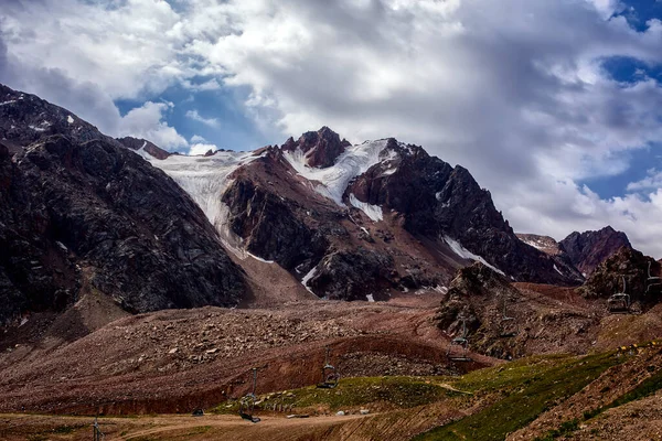 Chimbulak Skigebiet Almaty Sommer Die Republik Kasachstan — Stockfoto