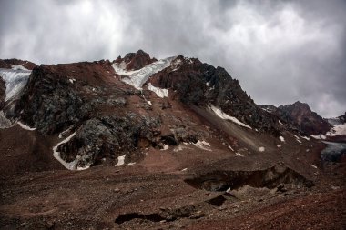 Chimbulak, Almaty 'de kayak merkezi. Yaz. Kazakistan Cumhuriyeti.