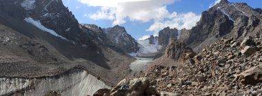 Landscape in the mountains near the city of Almaty, Republic of Kazakhstan.