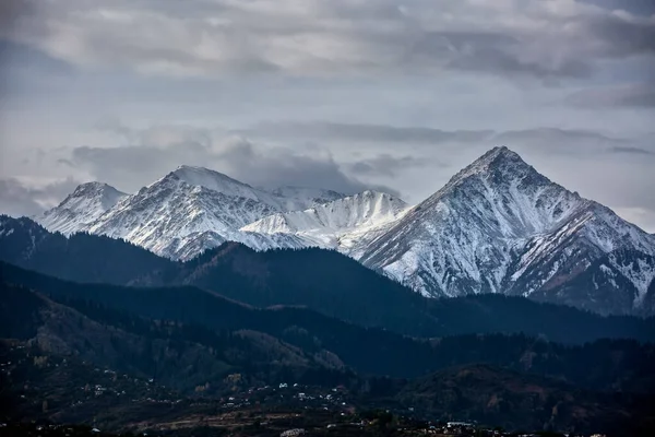 Paisaje Las Montañas Almaty Mañana Otoño —  Fotos de Stock