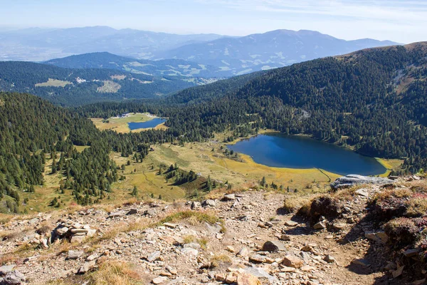 Paesaggio Nelle Alpi Australiane Vista Kreiskogel 2306 Steiermark Austria — Foto Stock