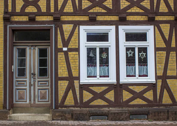 ドイツのヴェラ バレーにあるヴィッツェンハウゼンの絵のような家 ヘッセン — ストック写真