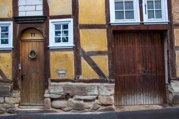 Vieille Maison Bad Sooden Allendorf Dans Vallée Werra Allemagne Hesse — Photo