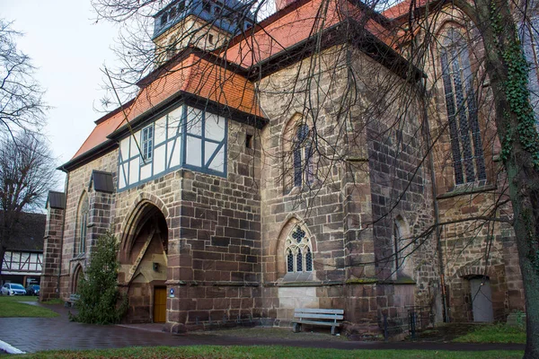 Церква Віченхаузені Долині Верра Німеччина Хессен — стокове фото