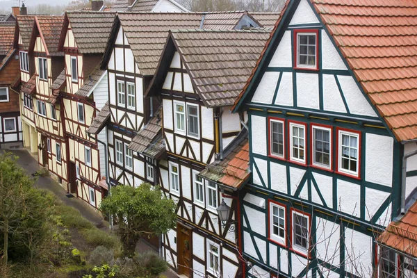 Город Бад Зоден Аллен Долине Верра Германии — стоковое фото