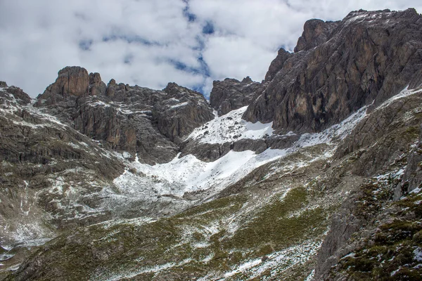 Τοπίο Του Lienz Dolomites Στην Αυστρία Τεράστια Βουνά Των Άλπεων — Φωτογραφία Αρχείου