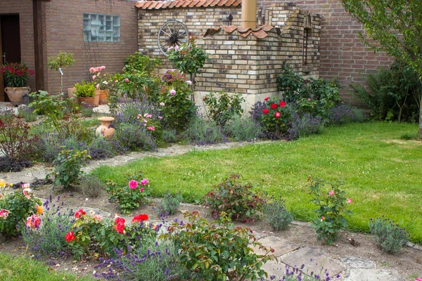 Beautiful Place Garden Mediterranean Style Rustical Garden — Stock Fotó