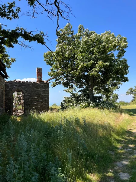 ruins on the mountain