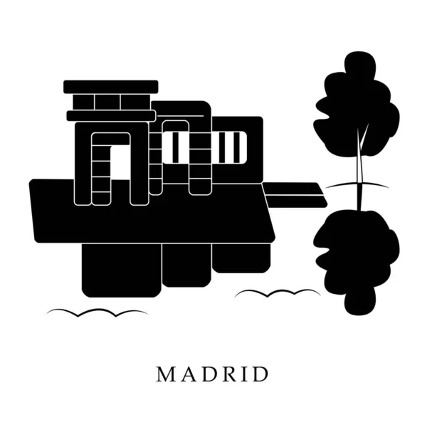 European Capitals Madrid City — Image vectorielle