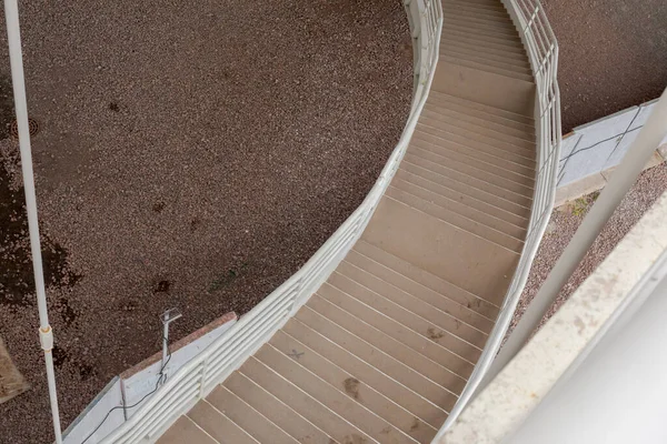 Vista Superior Las Escaleras Del Puente Arquitectura Moderna — Foto de Stock