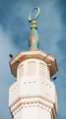 Kral Fahad bin Abdulaziz Al-Saud Camii 'nin yakın çekimi.