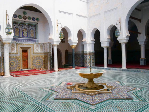 Mausoleum Van Idriss Fes Marokko — Stockfoto