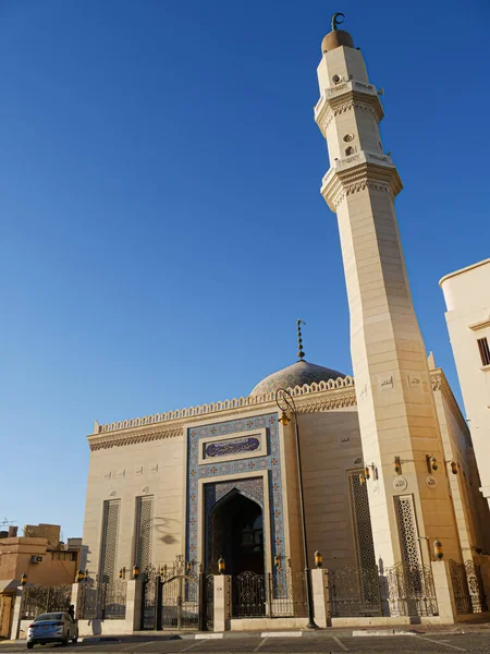 Beautiful Mosque Intricate Patterns Mosaic Hofuf Saudi Arabia Clear Day — стоковое фото