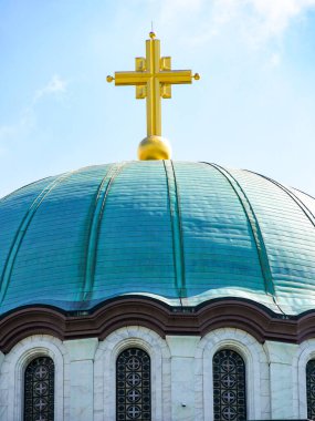 Saint Sava Kilisesi, Belgrad, Sırbistan - Yakın çekim Çapraz