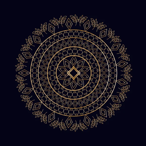 Luxury Indian Ornamental Mandala Free Vector Art — 스톡 사진