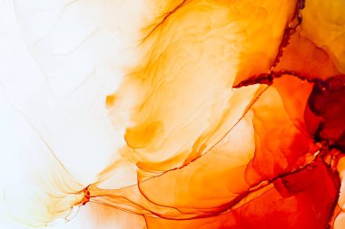 Canlı, soyut sanat eserleri. Moda duvar kâğıdı. Mürekkep renkleri parlak, parlak ve şeffaf. Modern çağdaş sanat.