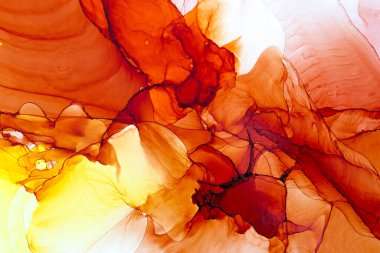 Canlı, soyut sanat eserleri. Moda duvar kâğıdı. Mürekkep renkleri parlak, parlak ve şeffaf. Modern çağdaş sanat.