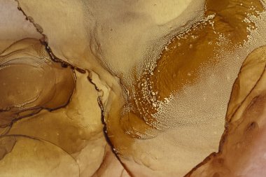 Dağlık arazinin soyut hava manzarası. Alkol Mürekkebi Sanatı. Modern çağdaş sanat. El boyaması arka plan.