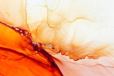 Güneş patlaması soyut arkaplan. Alkol tuvale resim yaptırır. Modern sanat. Çağdaş sanat.