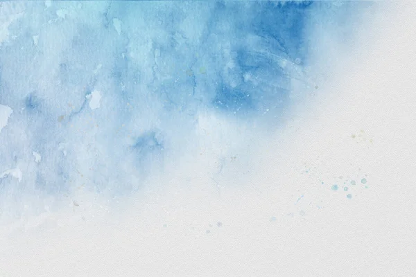 Αφηρημένο Μπλε Νερομπογιά Φόντο Του Ουρανού — Φωτογραφία Αρχείου