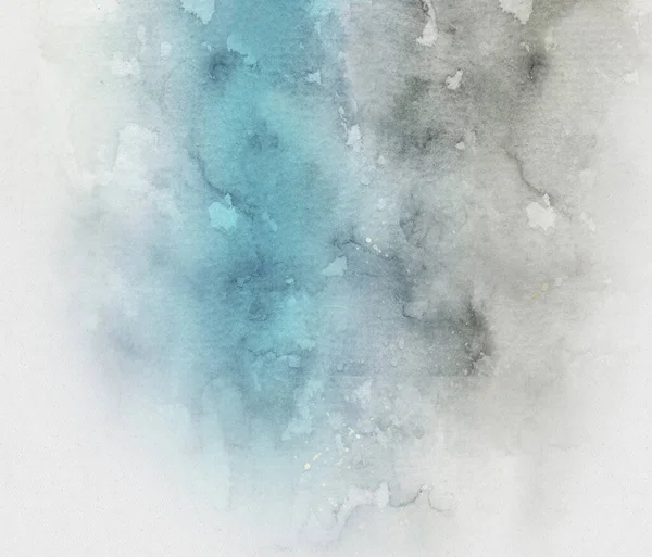 Abstract Blauw Lichtgrijs Aquarel Voor Achtergrond Creatief Abstract Geschilderde Achtergrond — Stockfoto