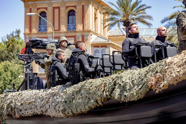 Siviglia Spagna Giugno 2019 Special Naval Warfare Force Unità Fanteria — Foto Stock