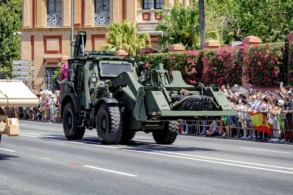 Siviglia Spagna Giugno 2019 Gruppo Artiglieria Della Campagna Esercito Terra — Foto Stock