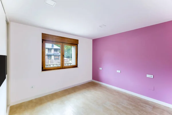 Beautiful and colorful empty room. Interior modern room.