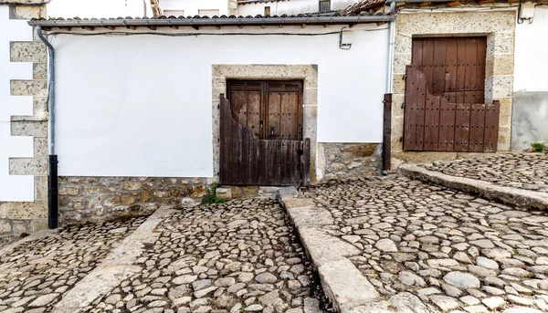 Λαϊκή Αρχιτεκτονική Στο Candelario Ισπανία — Φωτογραφία Αρχείου