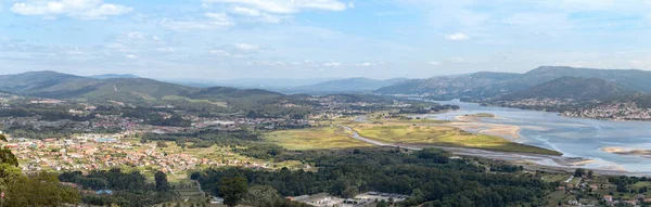 Mouth Mino River Ancient Celtic Village Santa Tecla Pontevedra Tourism — Stock Photo, Image