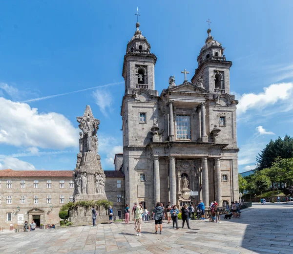 Santiago Compostela Španělsko Srpna 2019 Klášter San Franciska Klášter San — Stock fotografie