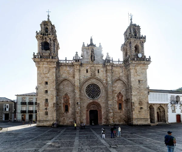 Santiago Compostela Spain August Mondoedo Cathedral 대성당 Cathedral Mondoedo 스페인 — 스톡 사진