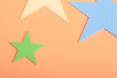 Renkli yıldızlı soyut arkaplan