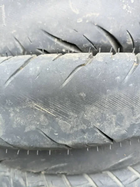 Close Car Tire — Stock Photo, Image