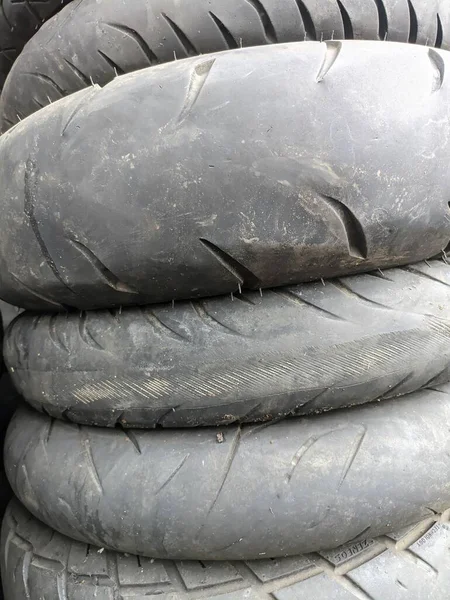 close up of a pile of old dirty car