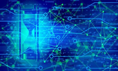 Farklı grafik ve çizgilere sahip soyut arkaplan