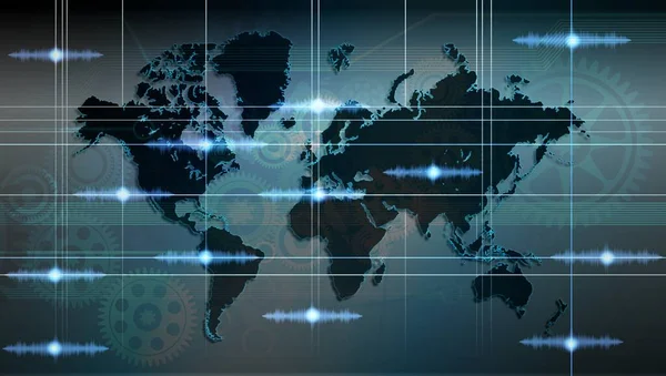 ikili kodlu dünya haritası