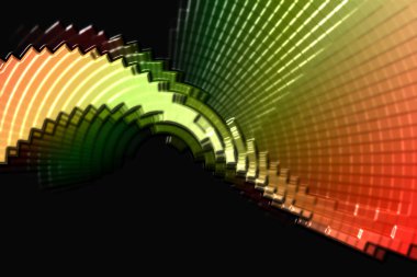 Renkli satırlarla soyut arkaplan