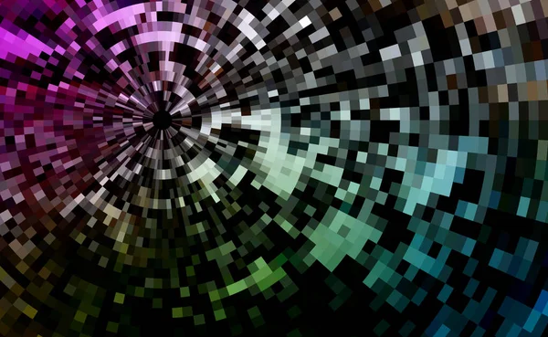 Abstract Background Colorful Hexagon Futuristic Artwork Shining Pattern — Zdjęcie stockowe
