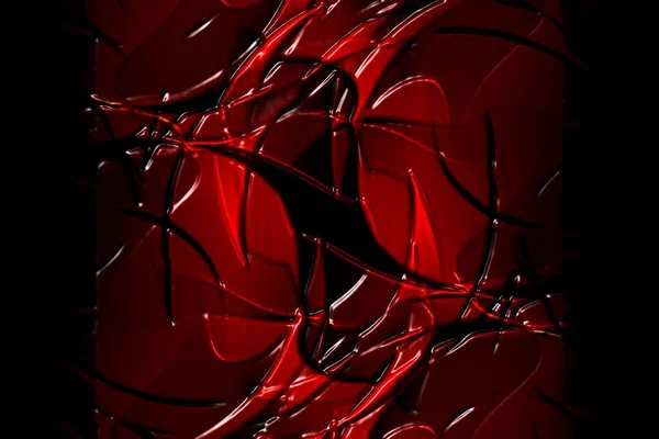 抽象的な赤の背景3Dレンダリング — ストック写真